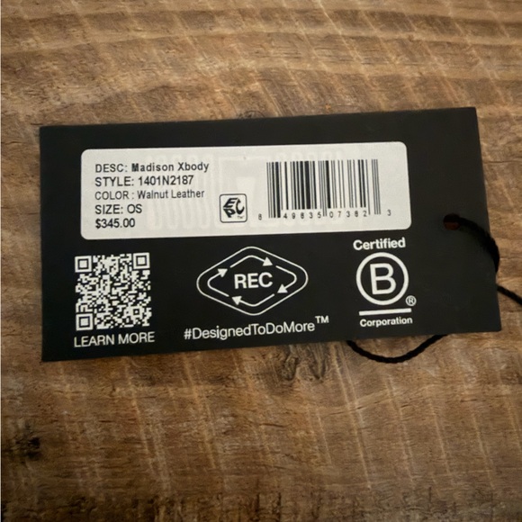 MZ Wallace Dark Brown Quilted Bag with Gold Chain - Picture 5 of 6